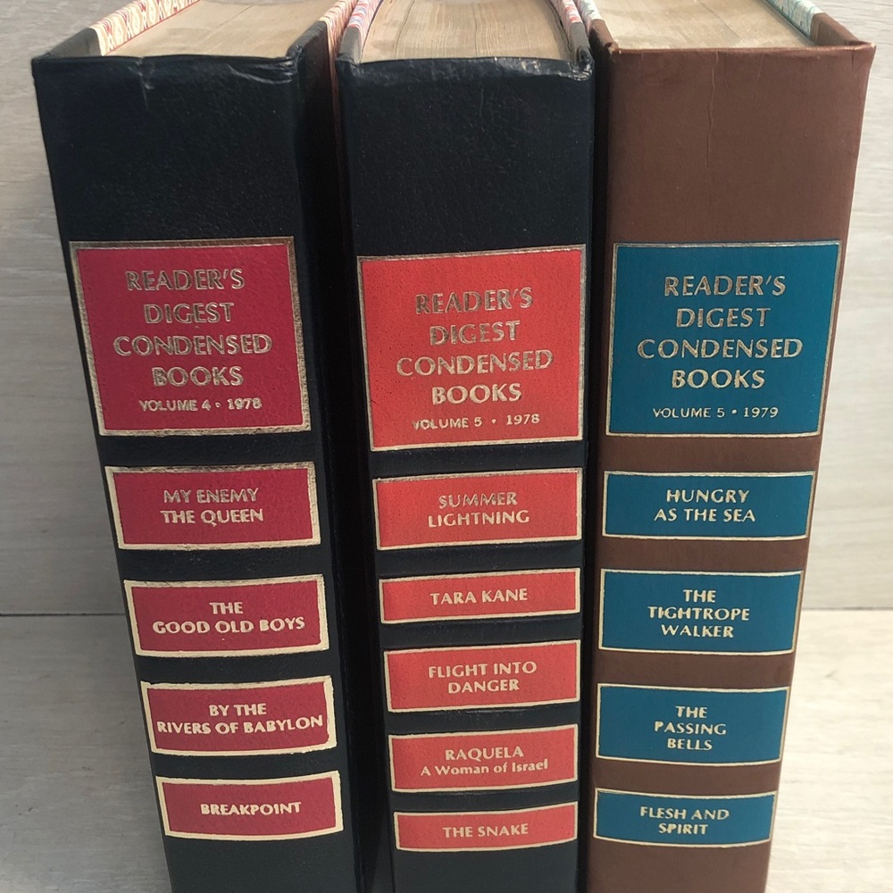 Readers Digest 1970’s First Editions Condensed Books Bundle Lot of 3 Read Post
